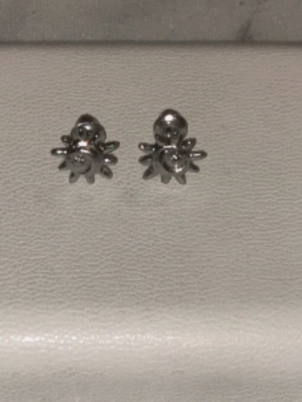 Sun & Moon Earrings Silver Colored